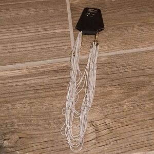 Source Unknown Multi-Strand Silver Necklace